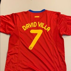 David Villa World Cup Jersey (Kids)